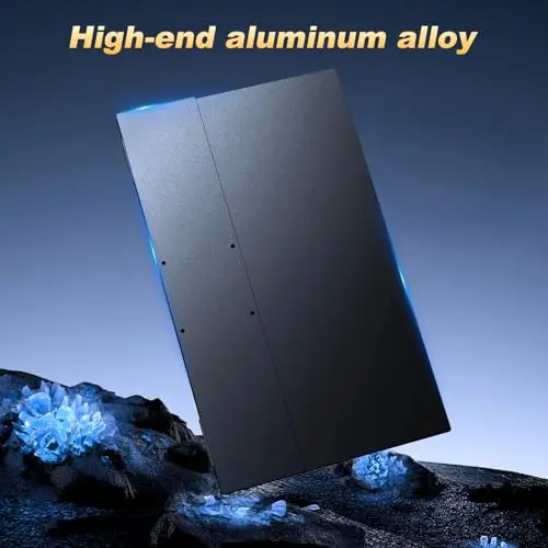 Usparkle 18.5 Inch Portable Monitor, 120Hz 1080P FHD 100% sRGB USB-C HDMI Portable Travel Second Screen Monitor for Laptop, Portable Display with Smart Cover, VESA Compatible 6