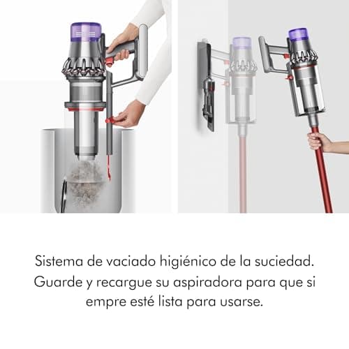 Dyson Outsize Origin Cordless Vacuum, Nickel/Red 6