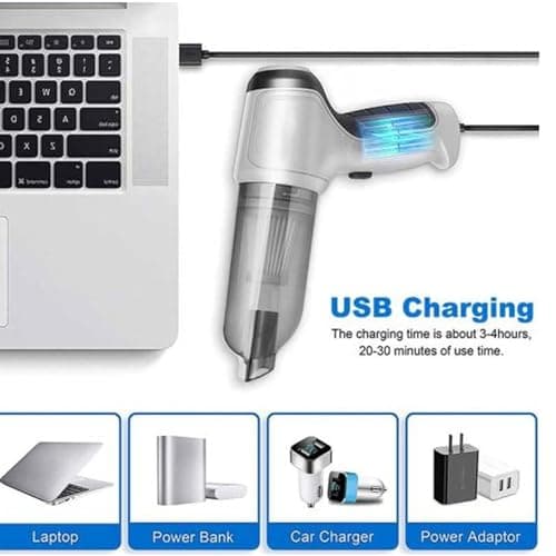 mcgotasy 3-in-1 Wireless Smart Vacuum Cleaner, Cordless Vacuum Cleaner (Gray(12000PA)) 5