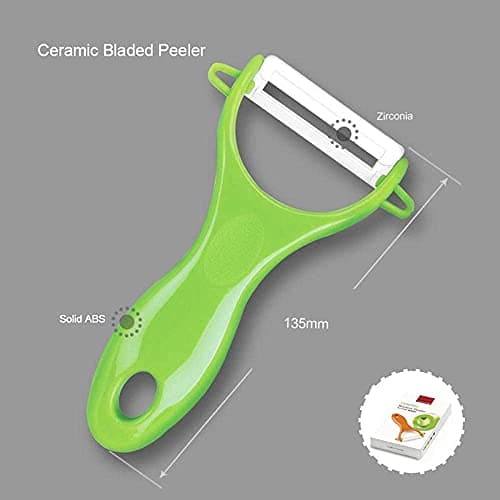 COLIBROX Peelers Grate and Julienne - Fruit and Vegetable Peeler Set Quickly Peels Apple, Potato, Corn, Ginger, Citrus, Avocado, Mango and More 6