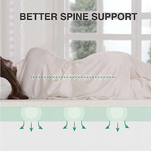 Dyonery Full Mattress - 8 Inch Green Tea Memory Foam Mattress - Full Mattresses in a Box - CertiPUR-US Certified Fiberglass Free - Gel Layer - Medium Firm - 54"x75" 5