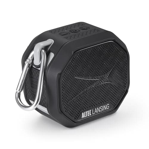 Altec Lansing HYDRATREK Magnetic Bluetooth Speaker, Waterproof IP67, Portable Speaker, True Wireless Pairing, USB-C Quick Charge, 3.7V 400mAh Battery, Voice Assistant, Perfect for Any Adventure