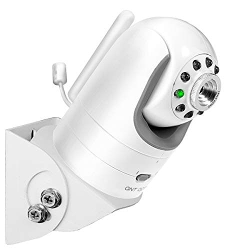 Baby Monitor Wall Mount for Infant Optics DXR-8,Adjustable Angle Mounting Brackets for Motorola,Babysense,HelloBaby and Most Universal Camera Stand Indoor Wide Angle Aluminum Alloy Material(White)