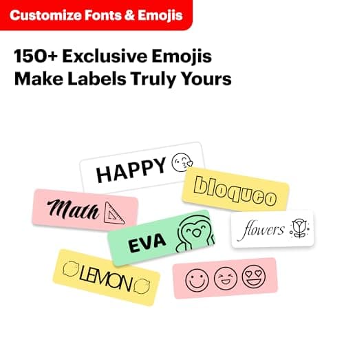 KODAK Label Maker Machine + 12-Pack Refills Bundle, Safe Blade Label Printer for Office, School & Home Organization, Yellow 5