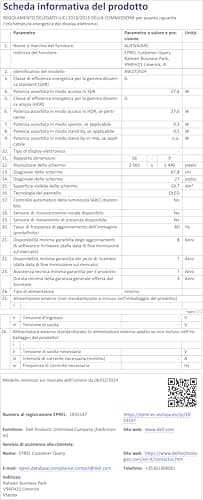 Alienware AW2725DF 27" QHD (2560x1440) Gaming PC Monitor, 360Hz, QD OLED, 0.03ms, AMD FreeSync Premium Pro, 99.3% DCI-P3, HDR400, USB-C, 2X DisplayPort, HDMI, 4X USB, 3 Year Warranty 19