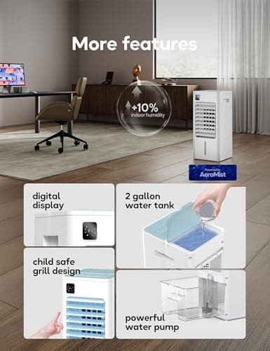 AEROZY Evaporative Air Cooler B - 1 New 8