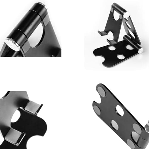 Kado Aluminum Alloy Tablet Stand for Portable Monitor, Foldable iPad Stand Holder Adjustable, Computer Office Desk Accessories for Kindle, Switch, iPad Pro/Air/Mini, iPhone Pro/Max/Plus 5