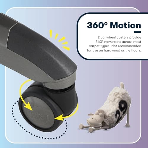 Serta® Lautner Executive Home Office Desk Chair, Ergonomic High-Back with Adjustable Lumbar and Body Pillows, SmartLayers™ and ComfortCoils® Technology, Mesh and Bonded Leather, Black and White 11