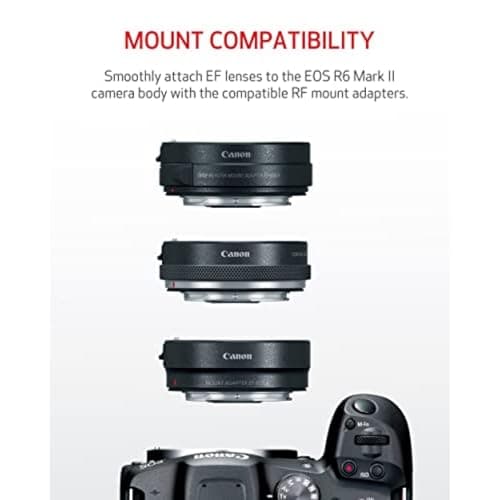 Canon EOS R6 Mark II Mirrorless Camera RF24-105mm F4-7.1 is STM Lens Kit, Full-Frame Hybrid Camera, 24.2 Megapixel CMOS Sensor, Photo and Video Capabilities, Black 5