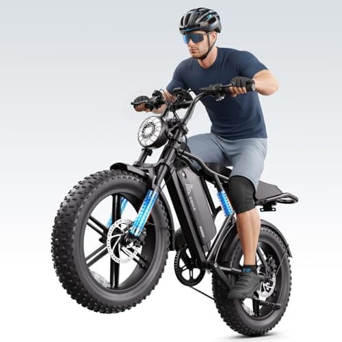 TST Electric Bike for Adults, 1500W Peak Motor, 28 MPH, 20" x 4.0" Fat Tire E-Bike, 48V 15Ah Removable Battery, Dual Hydraulic Disc Brakes, Dual Suspension, LCD & APP Control, UL 2849 Certification