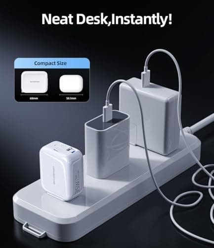 MOVE SPEED 2025 Upgrade Power Bank 70,000mAh 100W & 35W PD Fast Charger with Type C Retractable Cable 9