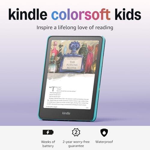 Amazon Kindle Colorsoft Kids 16GB (newest model) – First Kindle for kids in color, with cover - Fantasy River 7