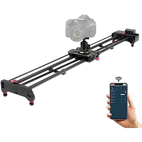 GVM SLIDER-120 Wireless Professional Carbon Fiber Motorized Camera Slider, Support Video Mode, Time-Lapse Photography, Horizontal, Tracking and 120° Panoramic Shooting 8