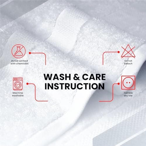 Infinitee Xclusives Jumbo Bath Sheets Towels for Adults – 600 GSM (35X70 Inches)– 100% Ring Spun Cotton, Soft and Absorbent Large Bath Towels for Bathroom 6