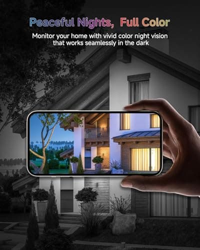 Noorio B200 Security Camera Wireless Outdoor Magnetic, 1080p Cameras for Home Security, Battery 1Min Install AI Motion Detection WiFi Indoor Camera, Color Night Vision, 2-Way Talk, Work with Alexa 6