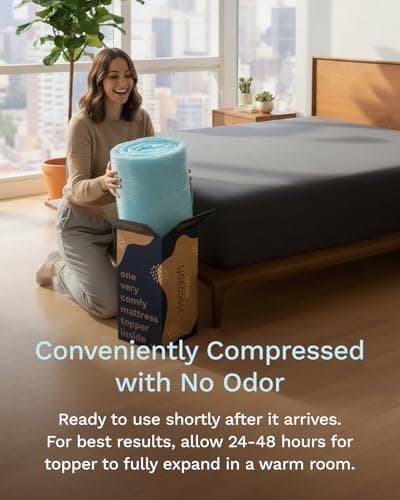 ViscoSoft 3-Inch Memory Foam Mattress Topper King – Reflex Cooling Gel Pad with Removable Washable Cover – CertiPUR-US & Oeko-TEX Certified 7