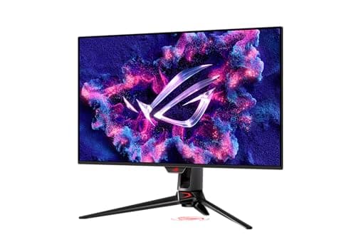 ASUS ROG Swift 32” 4K OLED Gaming Monitor (PG32UCDM) - UHD (3840 x 2160), QD-OLED, 240Hz, 0.03ms, G-SYNC Compatible, Custom Heatsink, Graphene Film, 99% DCI-P3, True 10-bit, 90W USB-C 11