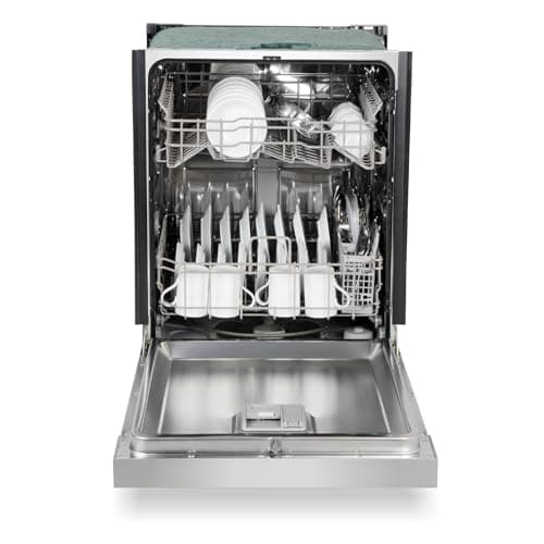 COSMO COS-DWD24FBR 24 in. Front Control Built-In Tall Tub Dishwasher in Fingerprint Resistant Stainless Steel 7