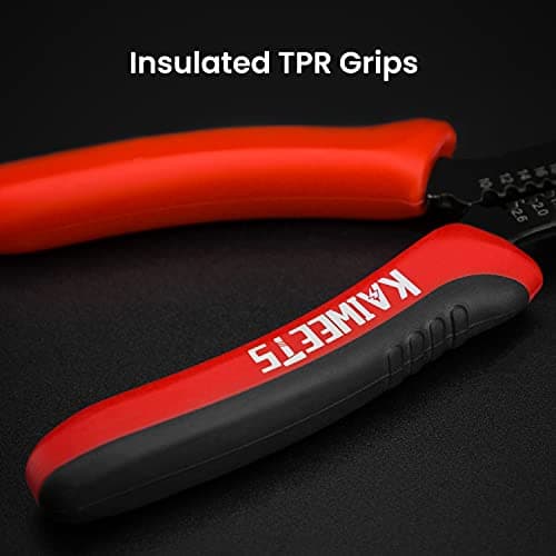 KAIWEETS Wire Cutters 6-Inch Flush Pliers with Supplementary Stripping, Cutting Pliers, Handy and Slim Diagonal Cutters, Sharp Snip 7