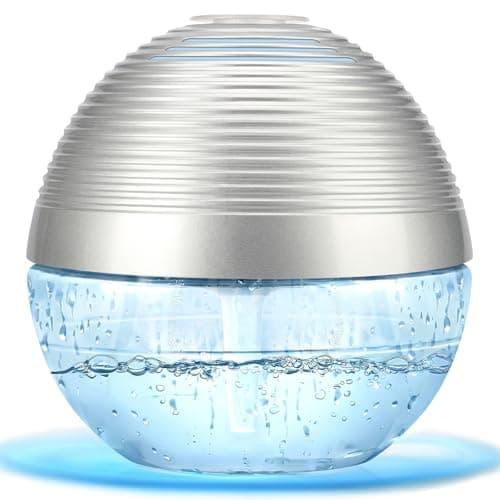 ap airpleasure Water-Based Purifier Air Washer, Air Revitalizer & Freshener, Air Fresher with 6 Colorful lights for Rooms (Silver)