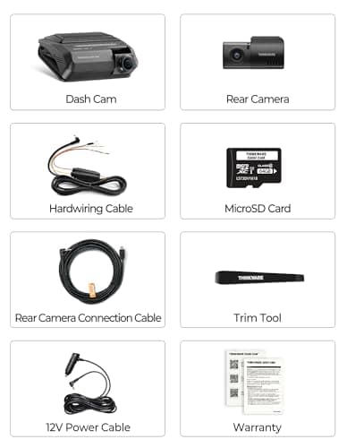 THINKWARE ARC900 2CH 4K HDR Dual Dash Cam Front and Rear - 4K+2K STARVIS 2, Super Night Vision 4.0, Low Power Parking Mode, 3.5" IPS Touchscreen, 5GHz Wi-Fi, GPS (64GB MicroSD & Hardwiring Cable Incl) 8