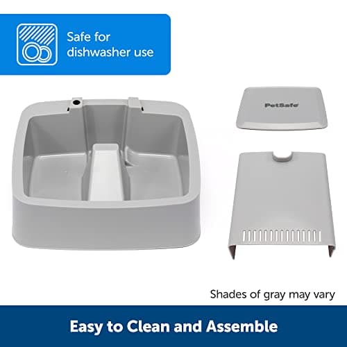 PetSafe Oasys 1/2 Gallon Pet Fountain - Cat & Dog Hydration Station with Free-Falling Water Stream & Customizable Flow - Encourages Hydration & Protects Sensitive Whiskers - 1/2 Gallon 5