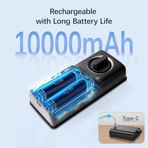 SMRTIPLX Video Smart Lock S398, 4-in-1 Camera + Video Doorbell + Fingerprint Keyless Door Lock + Indoor Display Monitor, Smart WiFi Deadbolt, App Remote Control, Easy Installation, Chime Included 6