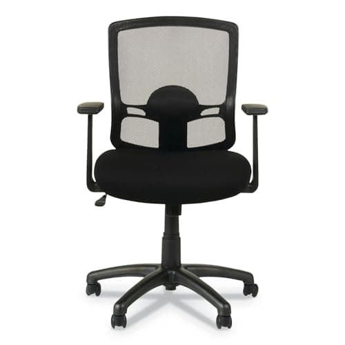Alera Etros Series Mesh Mid-Back Chair, Supports Up to 275 Lb, 18.03" to 21.96" Seat Height, Black 7