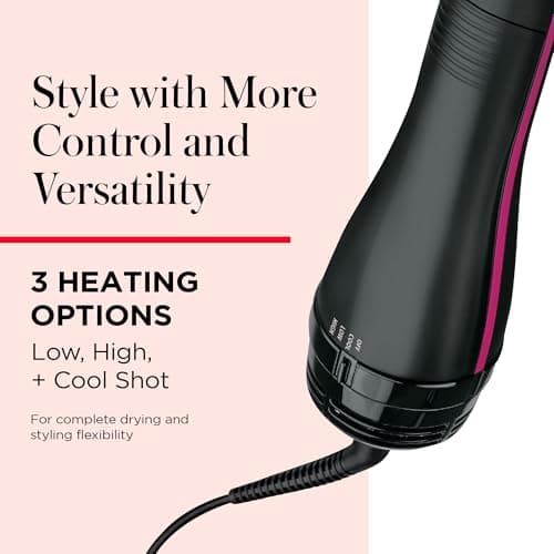 REVLON One-Step Hair Dryer and Styler, All-in-One Hair Brush Straightener for Salon-Quality Smooth & Straight Styles, Black 6