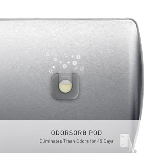 simplehuman Rectangular Dual Compartment Recycling Kitchen Step Trash Can, 46 Liter, Brushed Stainless Steel 8