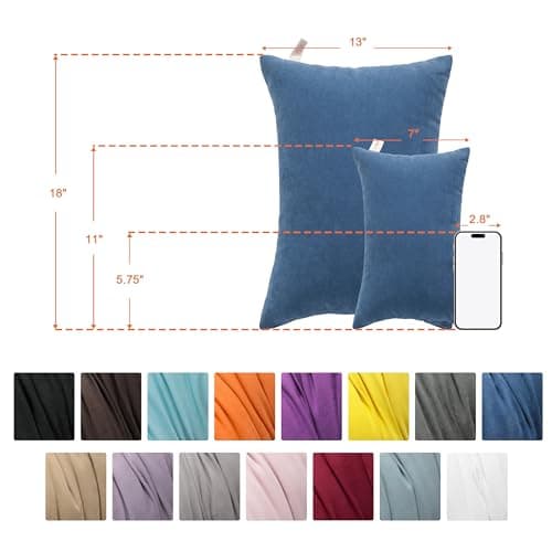 NTBAY Tiny Pillows, Down Alternative 7"x11" Microfiber Mini Pillow for Travel, Pets, Soft Machine Washable Small Pillows for Neck, Wrist, Lumbar and Knee, White 5