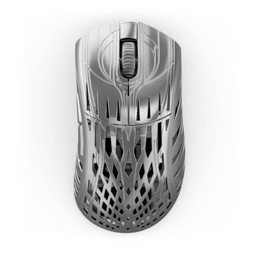 PWNAGE Stormbreaker Wireless Magnesium Gaming Mouse 4kHz - 50grams Ultralight Esports Pro Gamer Flawless Professional PAW3395 Optical Sensor 26,000 DPI - 4000Hz -100% PTFE Skates Ergo -Platinum