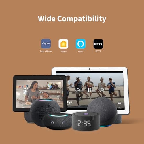 Aqara Zigbee Motion Sensor P1, Smart Motion Detector, Requires AQARA HUB, 5-Year Battery Life, Configurable Detection Timeout, for Alert System and Automations, Compatible with HomeKit, Alexa, IFTTT 5