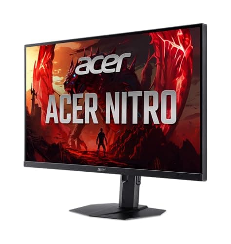acer Nitro 27” WQHD 2560 x 1440 Gaming IPS MiniLED Monitor | AMD FreeSync Premium | 320Hz Refresh Rate | Up to 0.5ms | AdobeRGB 99% | 1 x Display Port 1.4 & 2 x HDMI 2.1 Ports | XV275U F3biipprx 9