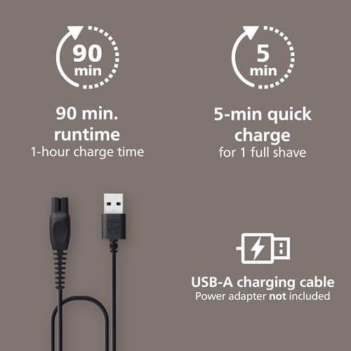 Philips Norelco Head Shaver Pro 7000 Series - Electric Shaver for Men and Women, 360° Flexing Head & ComfortCut Blades for Clean Shave, Gentle on Skin, Model HS7980/40 10