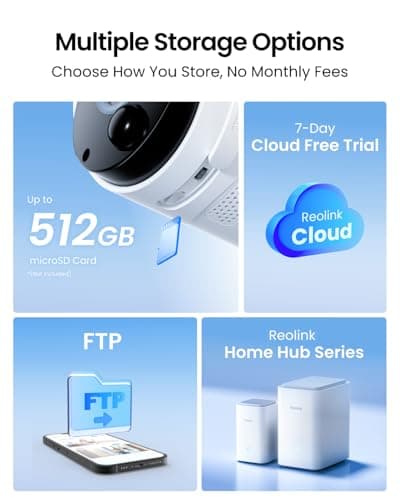 REOLINK Argus Eco+Solar Panel 2K 5MP Solar Security Camera Outdoor for Home Surveilance, Night Vision, Human/Car Smart Detection, 2.4G WiFi, No Subscription, Home Hub Compatible, Local Storage 8