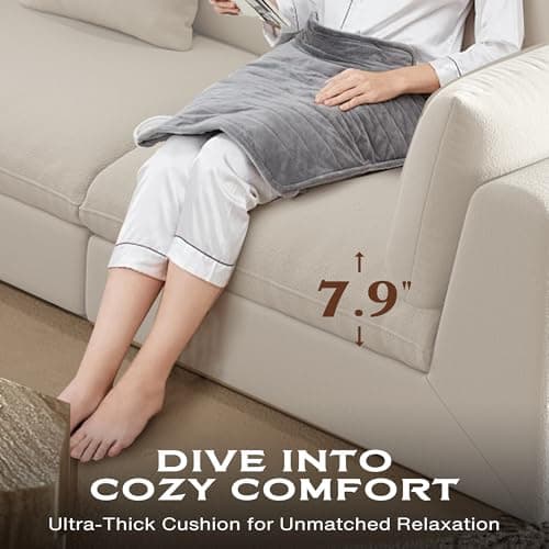 Fajiani Oversized Modular Sectional Sofa,Cloud Couch Deep Seat Sofa Cushion Covers Removable, Oversized Sectional Couches for Living Room (6 Seater-Cream White) 9