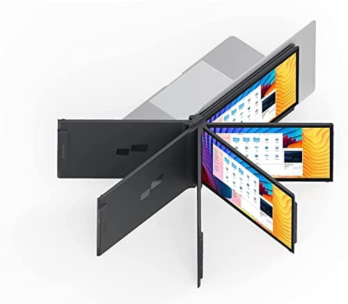 Mobile Pixels Duex Plus Portable Monitor for Laptops, USB C/USB A Plug and Play 13.3" Laptop Screen Extender 9