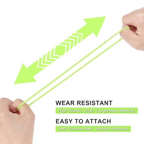 Vigorport Initial Luggage Tags for Suitcase, 3 Pack Bright Silicone Bendable Tags with Privacy Name Card for Travel Sports Easy Identification(Letter A) 5