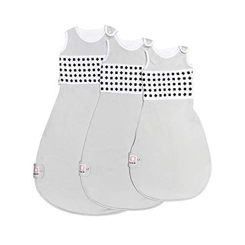 Nanit Breathing Wear Sleeping Bag, Size Small, 3-6 Months, Pebble Grey 6