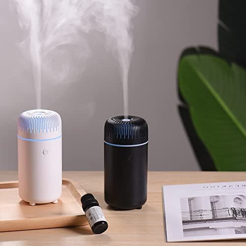 Car Diffuser Humidifier USB Aromatherapy Essential Oil Air Freshener USB Cool Mist Mini Portable Diffuser for Car Home Office Bedroom (Black) 7