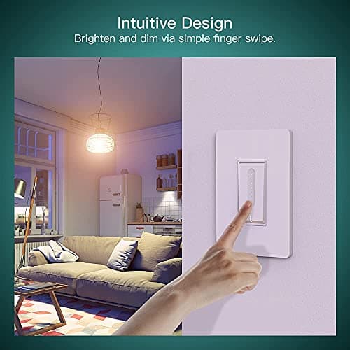 TREATLIFE Smart Dimmer Switch, Single-Pole Smart Switch for Dimmable Bulbs, 2.4GHz WiFi Smart Light Switch Works with Alexa and Google Home, APP Remote Control, Neutral Wire Required 8