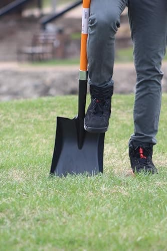 Ashman Heavy-Duty Transfer Shovel (1-Pack) with 41-Inch long Durable Handle and Blade- Ideal for Construction, Landscaping, Gardening, and Snow Removal- Durable, Rust-Resistant, and Multipurpose Scoop 6
