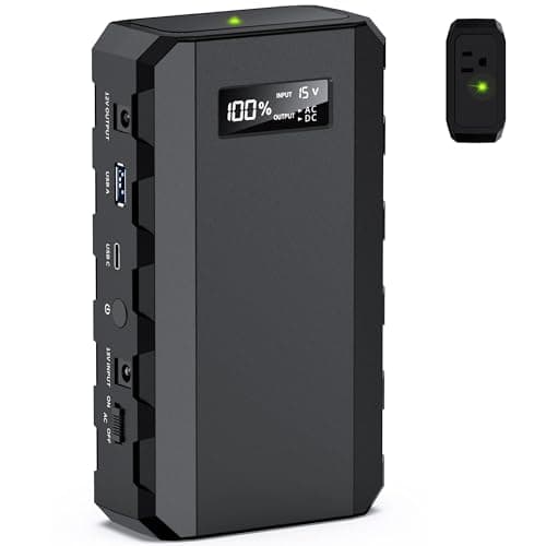 Apowking Power Bank with AC Outlet,65W Portable Laptop Battery Bank Fast Charging,88.8Wh/24000mah Power Station for Outdoor Camping PowerBank Travel Home Power Backup