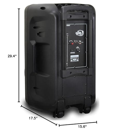 Dolphin BoxParty 1500: High Power 15" Woofer w/Loud & DEEP BASS | Portable Party Bluetooth Speaker with Sound Activated Lights 8