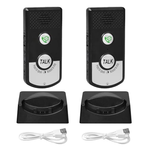 2 Way Wireless Intercom for Home Hospital Hotel,1000m Range Indoor Intercoms Wireless 7