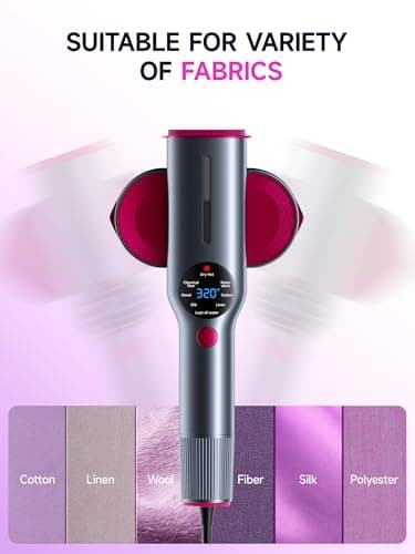 DRFLASH 2-in-1 Steamer & Iron for Clothes,15s Fast Heat-up 1200W Portable Handheld Garment Steamer,Travel Size with Large Ceramic Heat Panel,Quick Wrinkle Removal,110V-120V 5