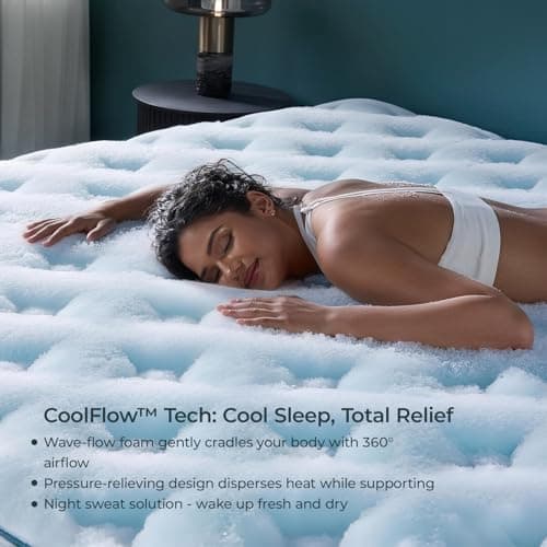 14 Inch Queen Hybrid Mattress – Medium Firm, Cooling Gel Memory Foam & Zoned Pocket Coils – Supportive Comfort, Motion Isolation & Pressure Relief 6