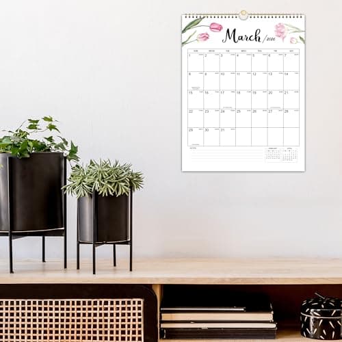 2026 Calendar - Vertical Wall Calendar 2026, Jan. 2026 to DEC. 2026, 14.8'' x 11.5'', Monthly Calendars 2026 with Julian Date, Perfect for Planning 6