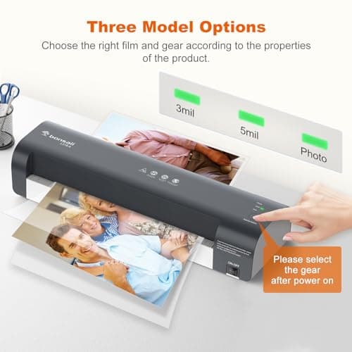 Bonsaii Laminator, 13 Inch 7-in-1 Thermal Laminator Machine with Never Jam Technology, with 40 Laminting Sheets for Home, Office, and Classroom Organization Supplies 5